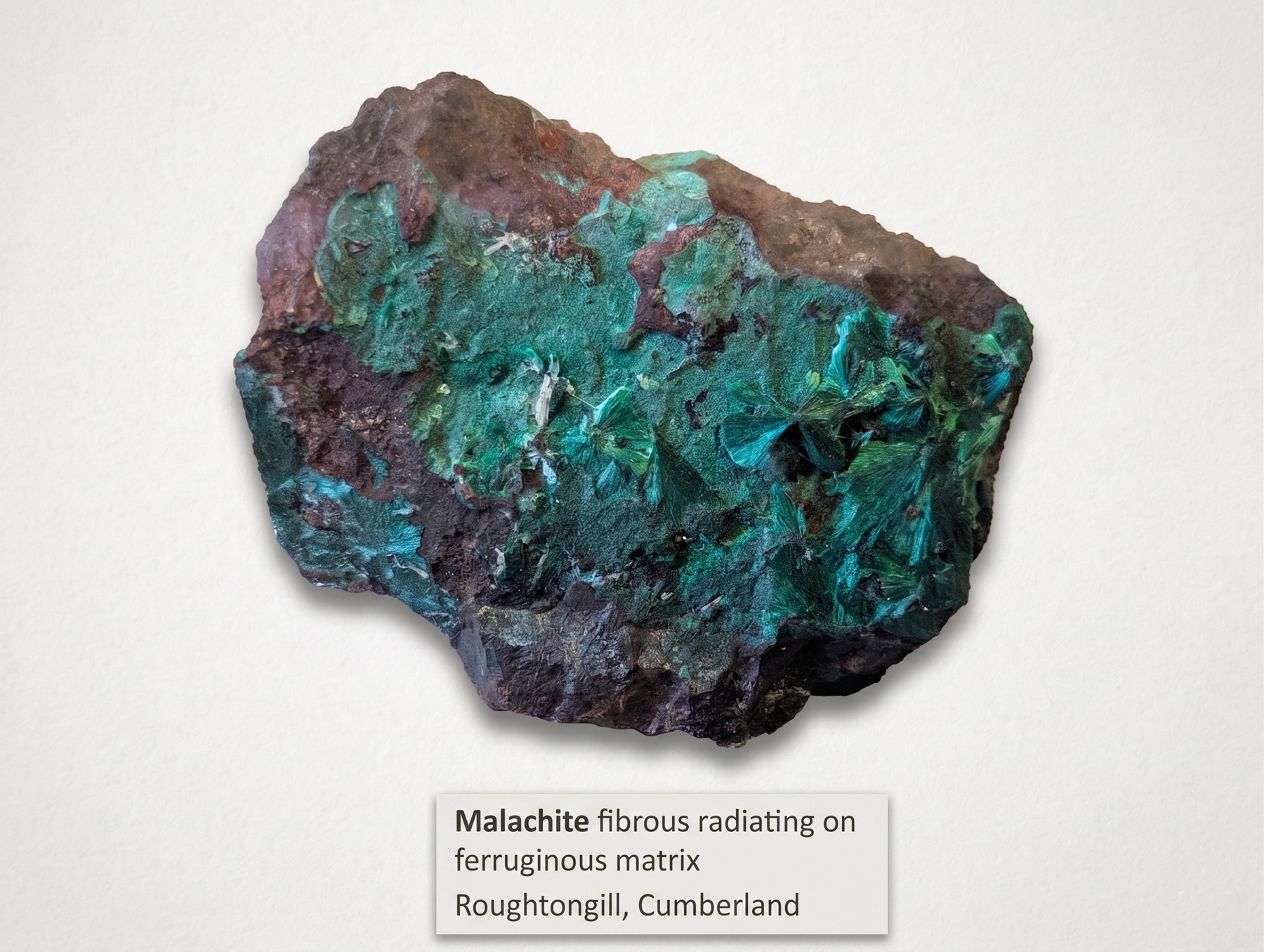 Roughtongill. Malachite